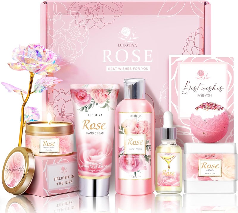 LUCOTIYA Rose Spa Gift Set - Image 1